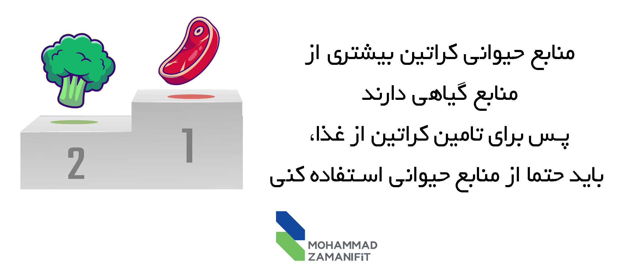 حتما برای تامین کراتین از غذا باید از منابع حیوانی مثل انواع گوشت استفاده کنی.