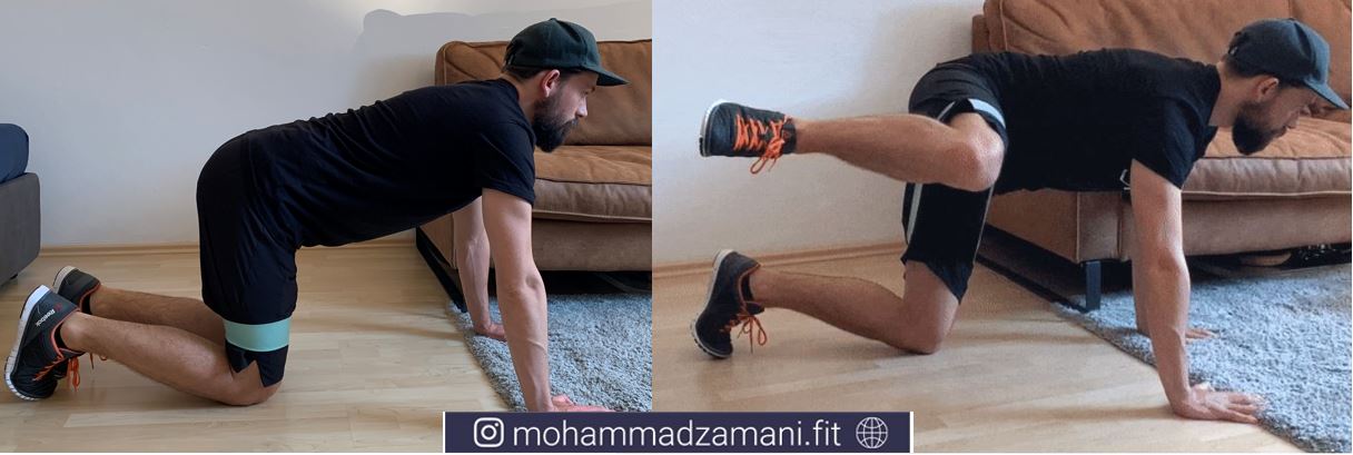 با اجرای حرکت کیک ساید، بغل ران فرم خوبی میگیره و هیپ دیپ تا حد خوبی برطرف میشود.